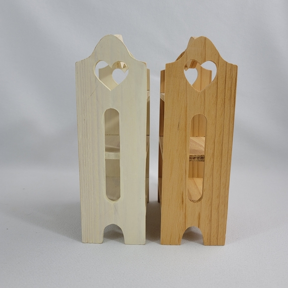 (2) Wooden Dollhouse Bookcase Shelf - Picture 3 of 11